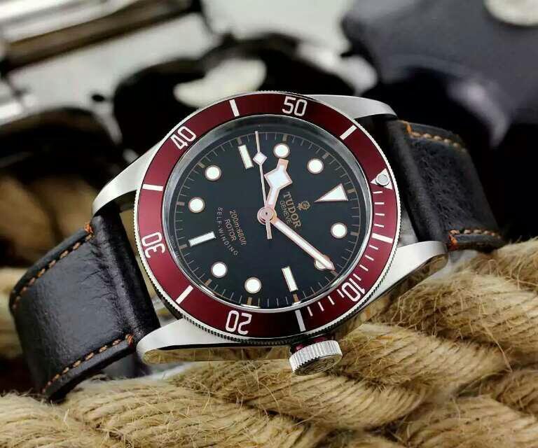  Black Leather Tudor 79220R Replica